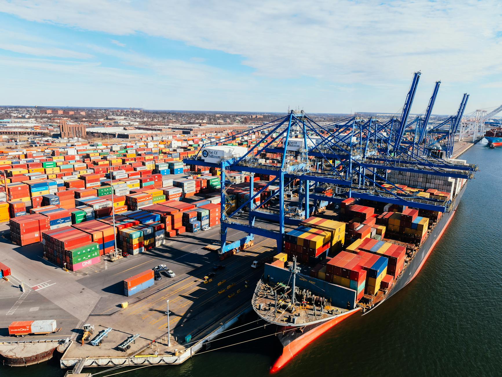 Vessel Eruption: Chesapeake Bay Engulfed in Smoke After Cargo Ship Incident Near Baltimore